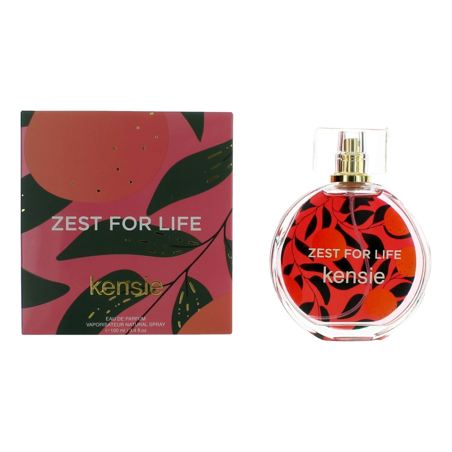 Bottle of Kensie Zest For Life by Kensie, 3.4 oz Eau de Parfum Spray for Women
